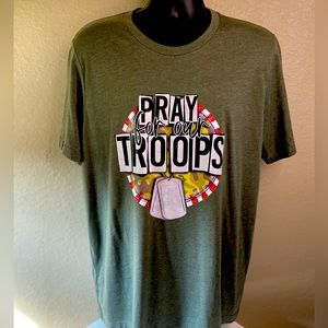 Military Pray troops nwt shirt xl